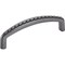 Elements 96 mm Center-to-Center Gun Metal Rope Detailed Cypress Cabinet Pull Z118-96DACM - alternate 1